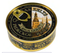 Load image into Gallery viewer, Sprats smoked in oil &quot;RIGA GOLD&quot;
